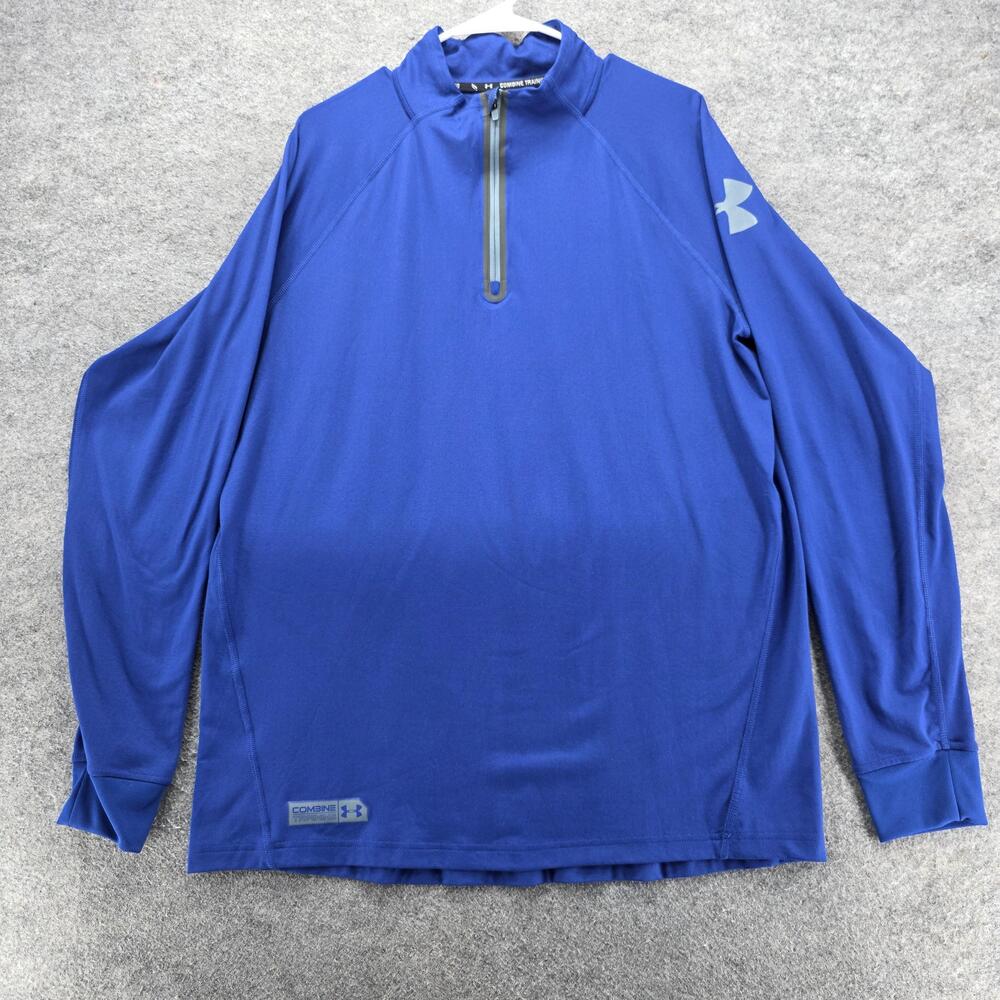 Under Armour Pullover Mens XL Combine Training ColdGear Fitted Athletic Shirt